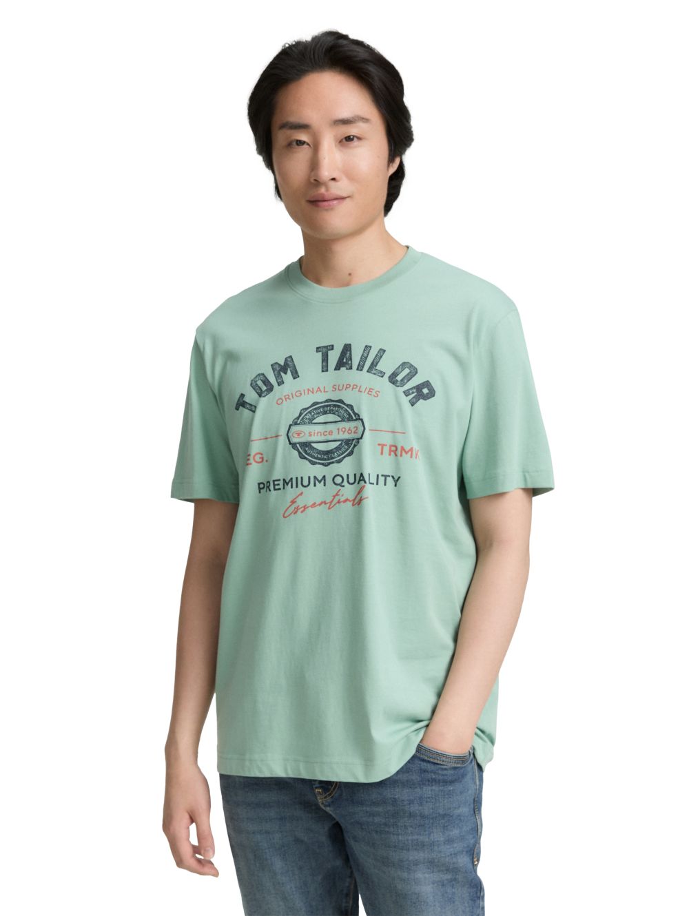 Thumbnail - Tom Tailor Herren T-Shirt LOGO - Regular Fit