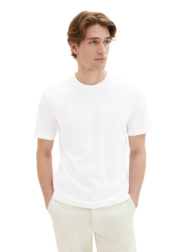 Tom Tailor Herren T-Shirt "CREW-NECK" im Doppelpack - Regular Fit