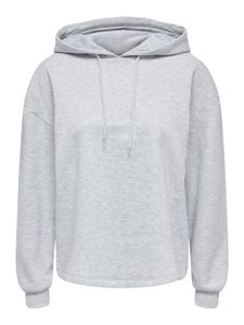 Only Damen Hoodie Kapuzenpullover ONLFAVE - Regular FitGrau