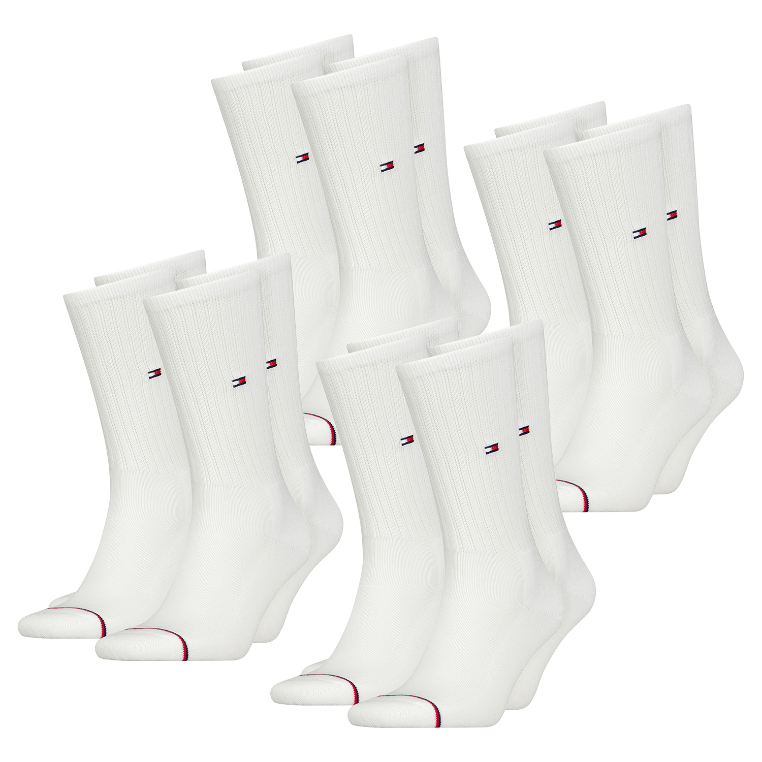 Tommy Hilfiger Herren Frauen Unisex Sport Socken 8er Pack