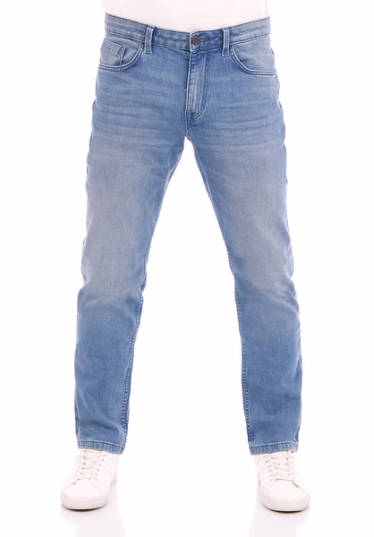 Tom Tailor Jeans Herren Stretch lang Straight Fit Marvin