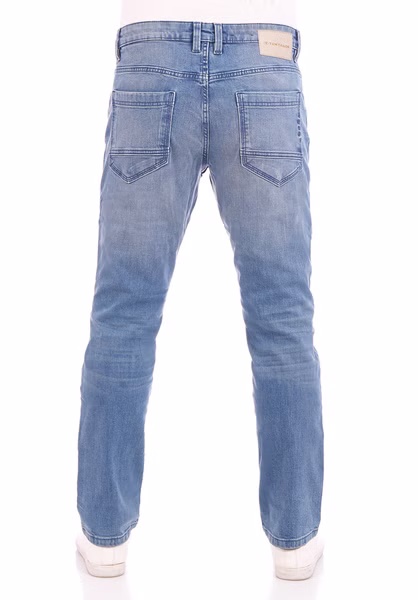 Tom Tailor Jeans Herren Stretch lang Straight Fit Marvin
