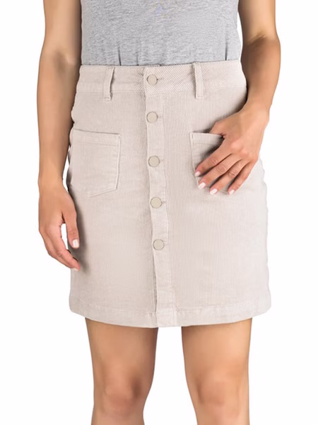 DENIMFY Cordrock Damen Midi Herbst Cord Stretch DFAlina DENIMFY Cordrock Damen Midi Herbst Cord Stretch DFAlina