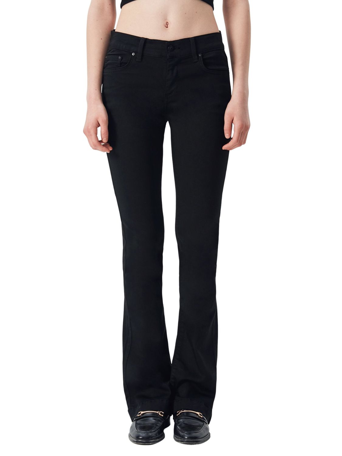 LTB Damen Jeans FALLON Flared Fit - Schwarz - Black Wash