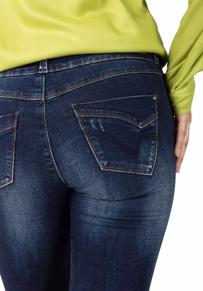 TIMEZONE Damen Jeans SLIM ENAYTZ WOMANSHAPE - Slim Fit - Blau - Fierce Blue Wash TIMEZONE Damen Jeans SLIM ENAYTZ WOMANSHAPE - Slim Fit - Blau - Fierce Blue Wash
