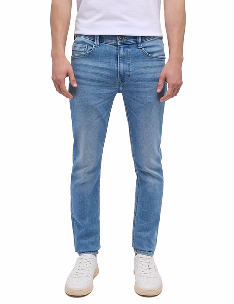 Mustang Herren Jeans OREGON SLIM K - Slim Fit - Blau - Light Blue Denim Mustang Herren Jeans OREGON SLIM K - Slim Fit - Blau - Light Blue Denim