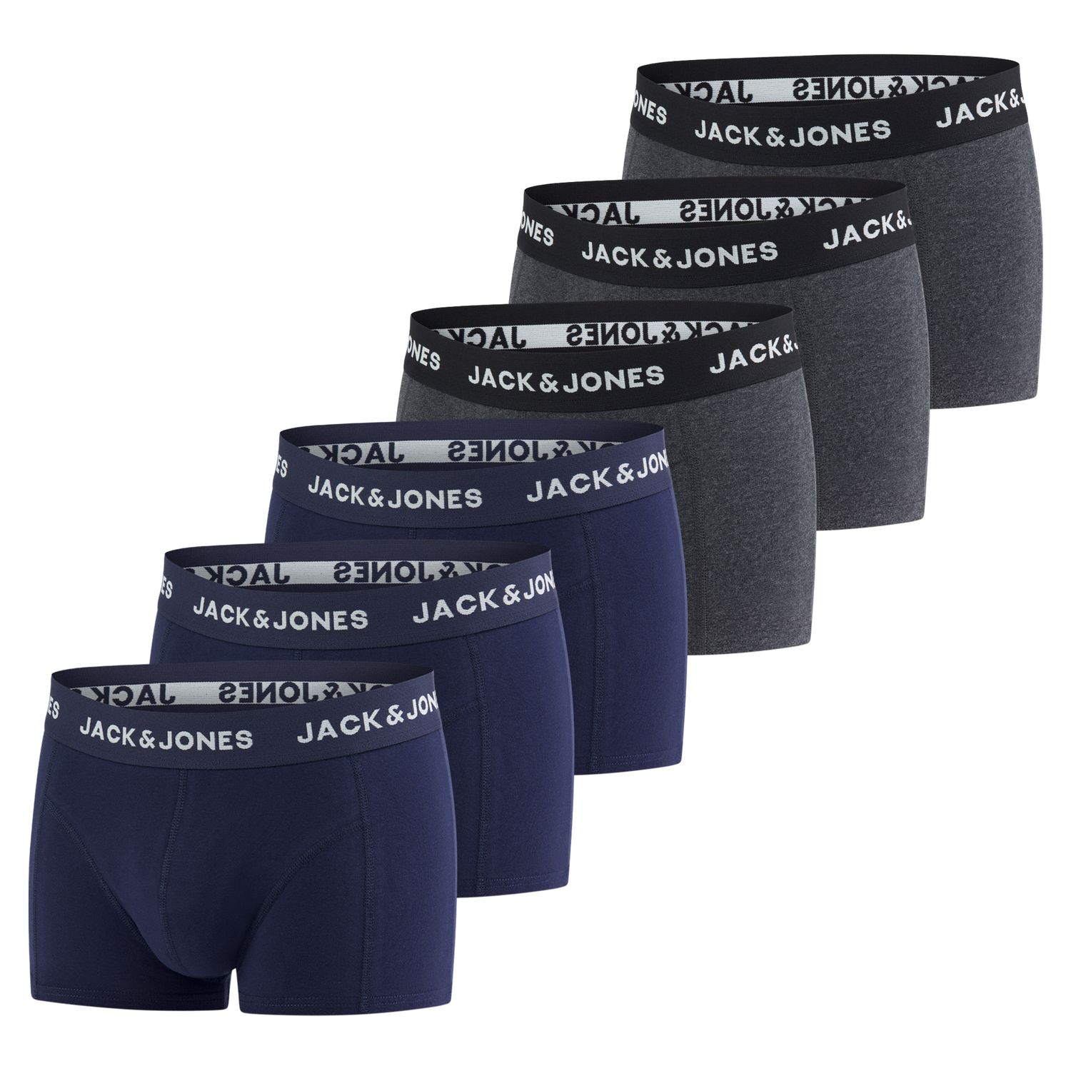 Jack & Jones Boxershorts Herren 6er Pack