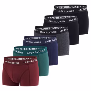 Jack & Jones Boxershorts Herren 6er PackMehrfarbig