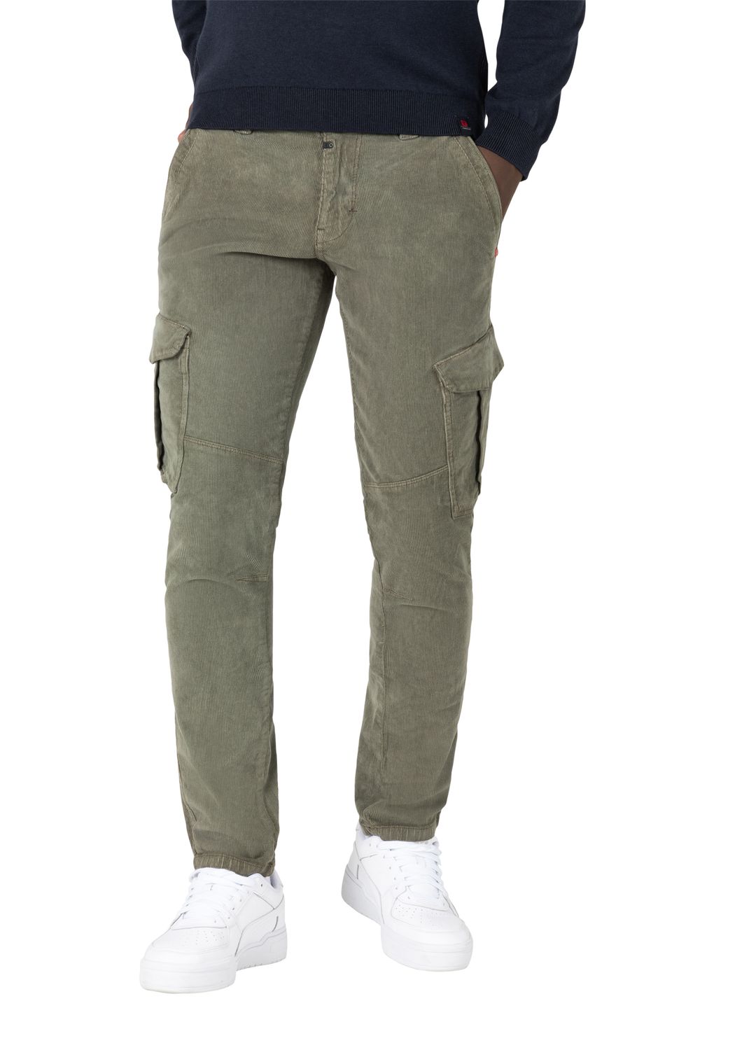 TIMEZONE Herren Cargo Hose REGULAR NIKLASTZ - Regular Fit - Grau Blau Grün