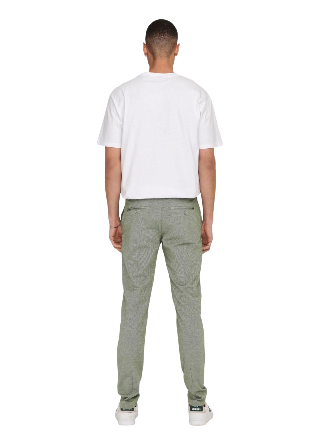 Only & Sons Herren Chino Hose ONSMARK 0209 - Slim Fit - Olive günstig online kaufen