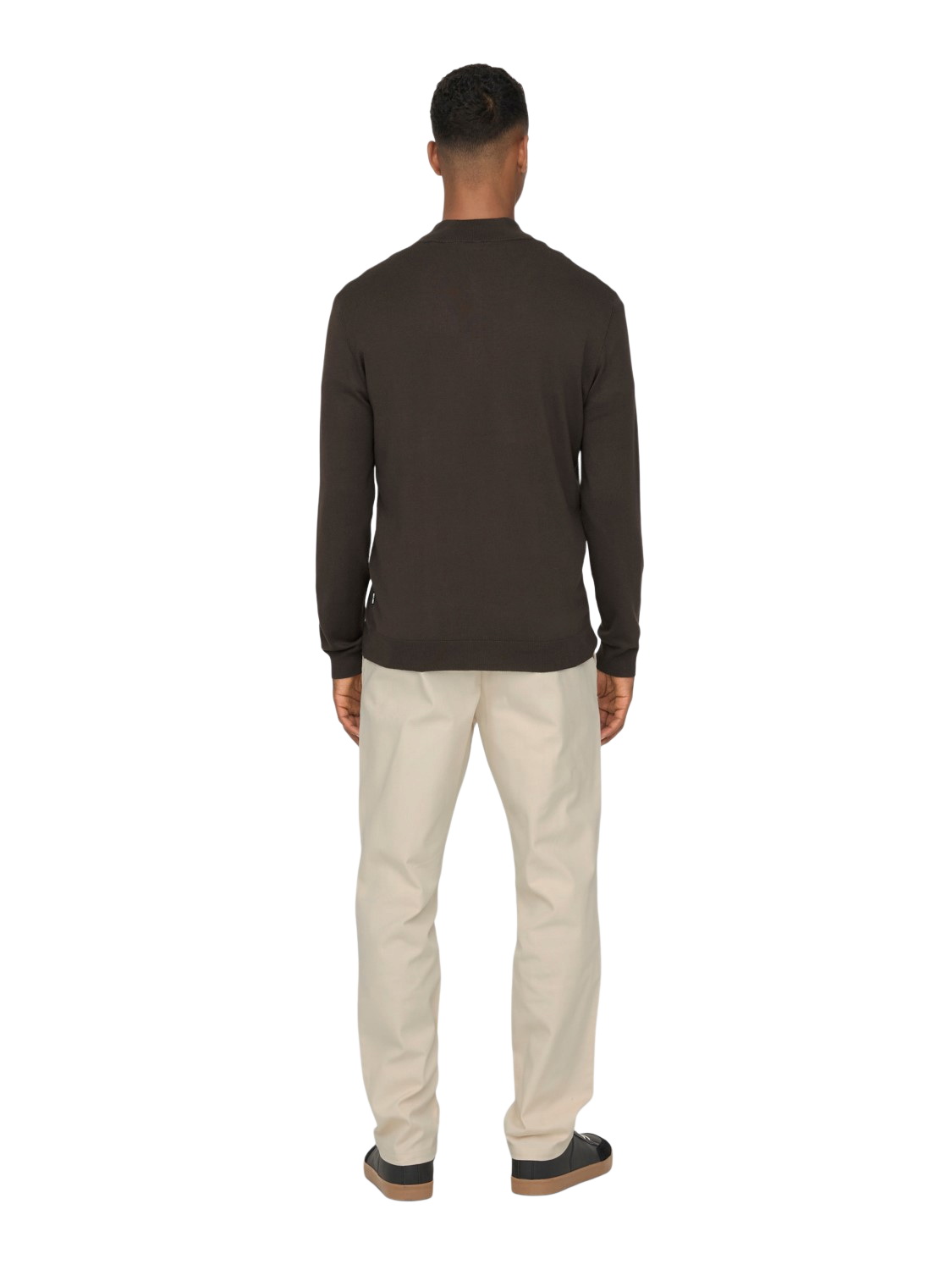 Only & Sons Herren Chino Hose ONSEDGE-ED 0073 - Relaxed Fit - Schwarz günstig online kaufen