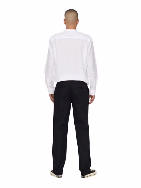 Only & Sons Herren Chino Hose ONSEDGE-ED 0073 - Relaxed Fit - Schwarz Only & Sons Herren Chino Hose ONSEDGE-ED 0073 - Relaxed Fit - Schwarz