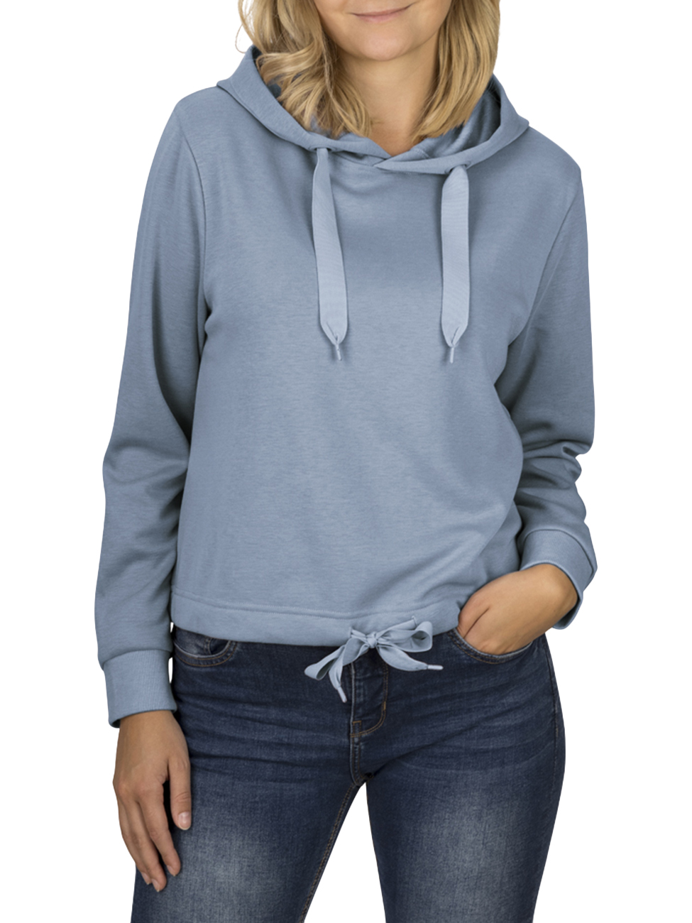 DENIMFY Damen Kapuzenpullover DFHanna Regular Fit