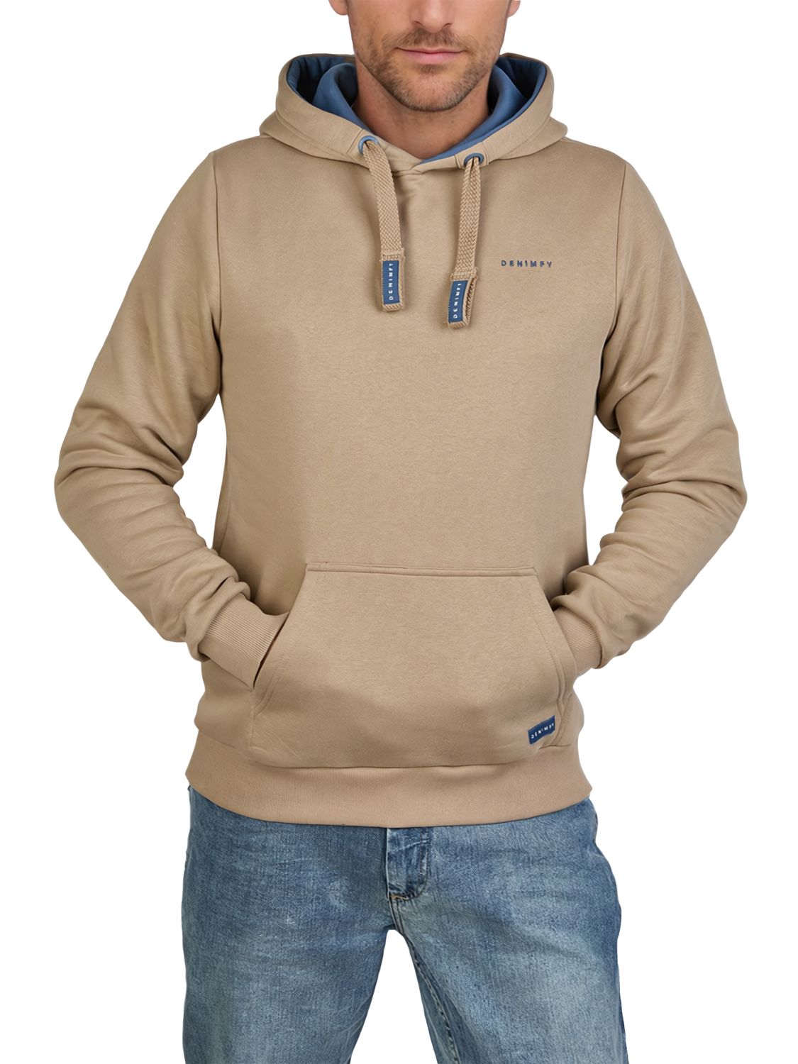 DENIMFY Hoodie Herren DFBenno Regular Fit Kapuzenpullover