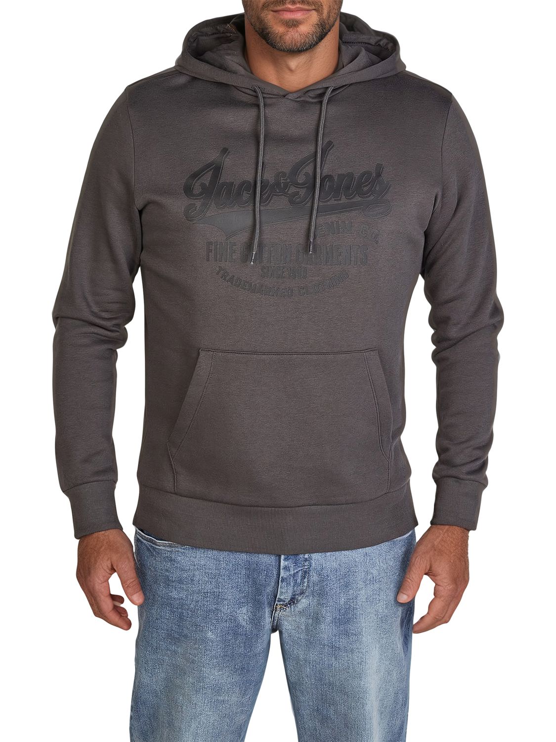 JACK & JONES Hoodie Herren Regular Fit JJEADRIAN