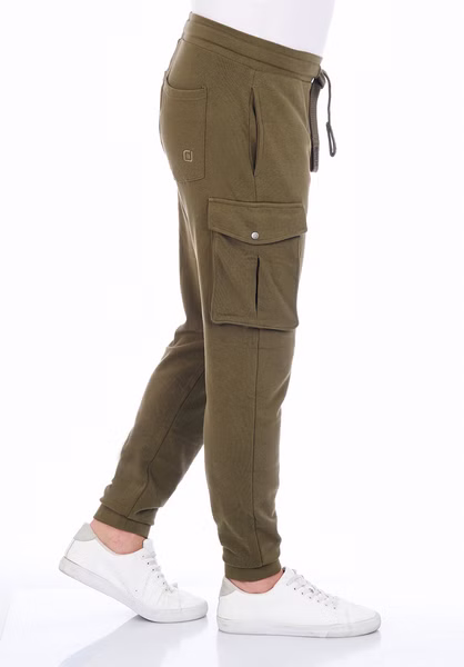 riverso Cargo Jogginghose Herren Baumwolle lang Regular Fit RIVLoris