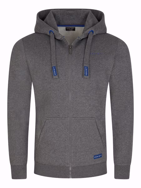 DENIMFY Sweatjacke Herren mit Kapuze Reißverschluss Regular Fit DFLeo DENIMFY Sweatjacke Herren mit Kapuze Reißverschluss Regular Fit DFLeo