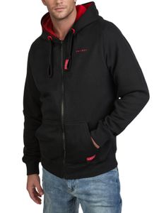 Sweatjacke Herren mit Kapuze Reißverschluss Regular Fit DFLeo