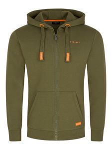 Sweatjacke Herren mit Kapuze Reißverschluss Regular Fit DFLeo