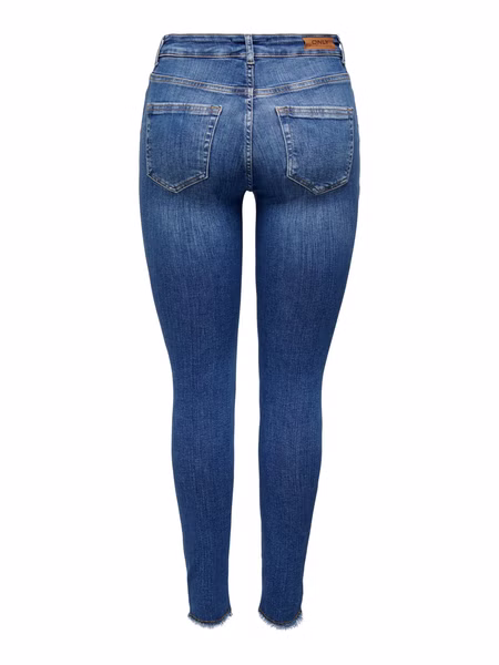 Only Damen Jeans ONLBLUSH MID SK REA1319 - Skinny Fit - Blau - Medium Blue Denim Only Damen Jeans ONLBLUSH MID SK REA1319 - Skinny Fit - Blau - Medium Blue Denim