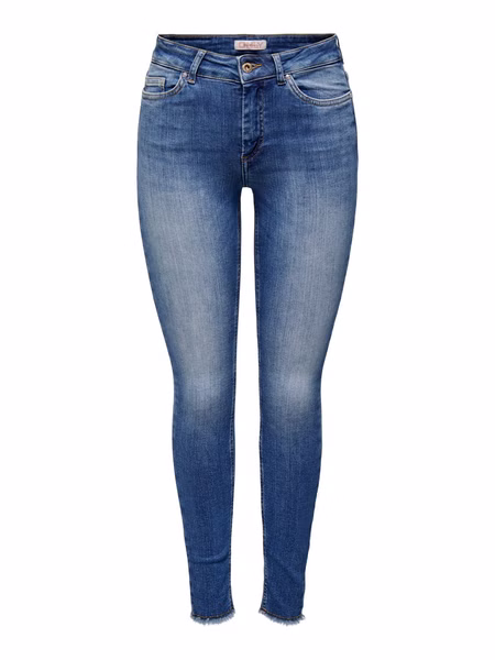 Only Damen Jeans ONLBLUSH MID SK REA1319 - Skinny Fit - Blau - Medium Blue Denim Only Damen Jeans ONLBLUSH MID SK REA1319 - Skinny Fit - Blau - Medium Blue Denim