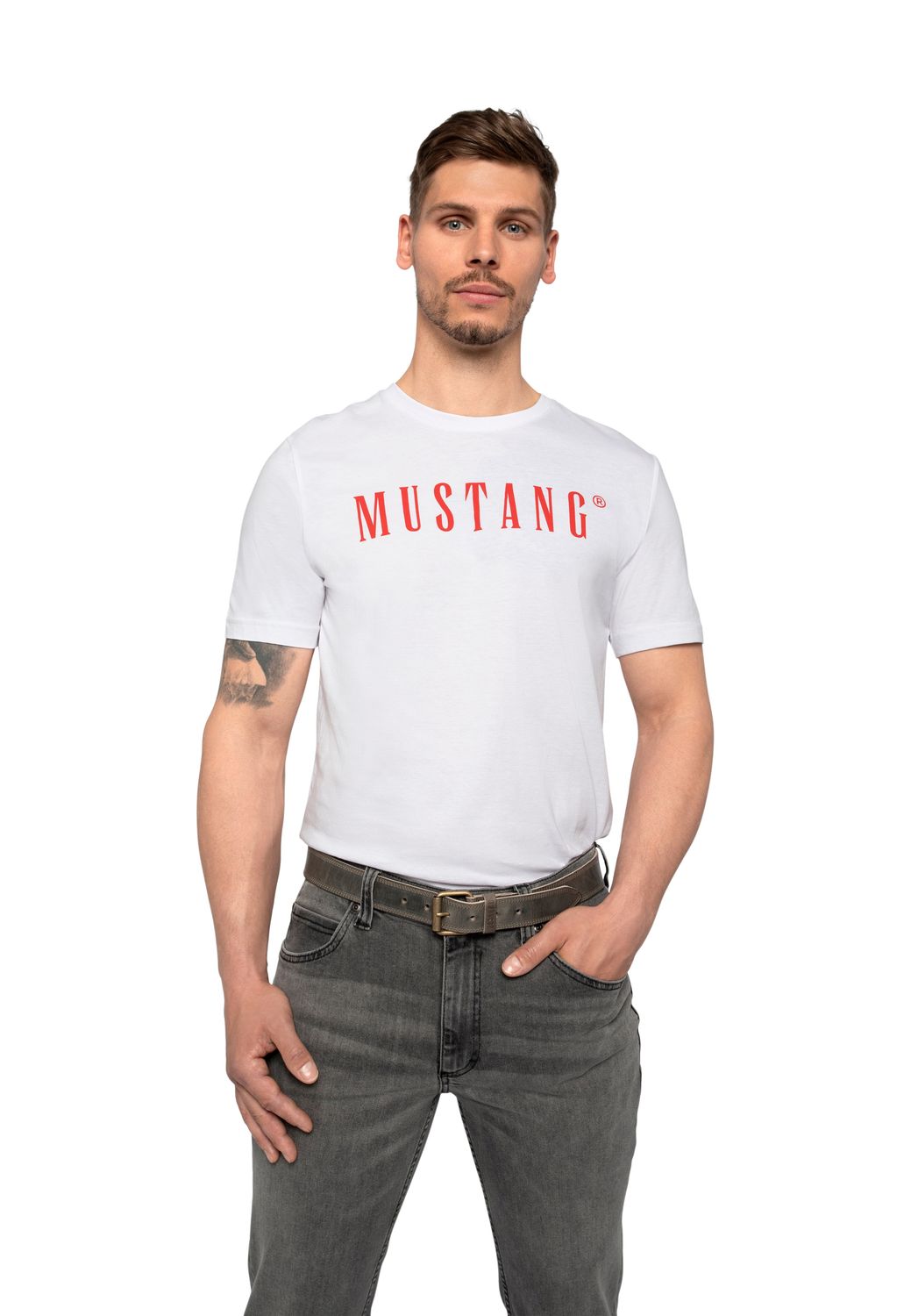 Mustang Herren Ledergürtel MG2077L12 35mm Gürtelbreite günstig online kaufen