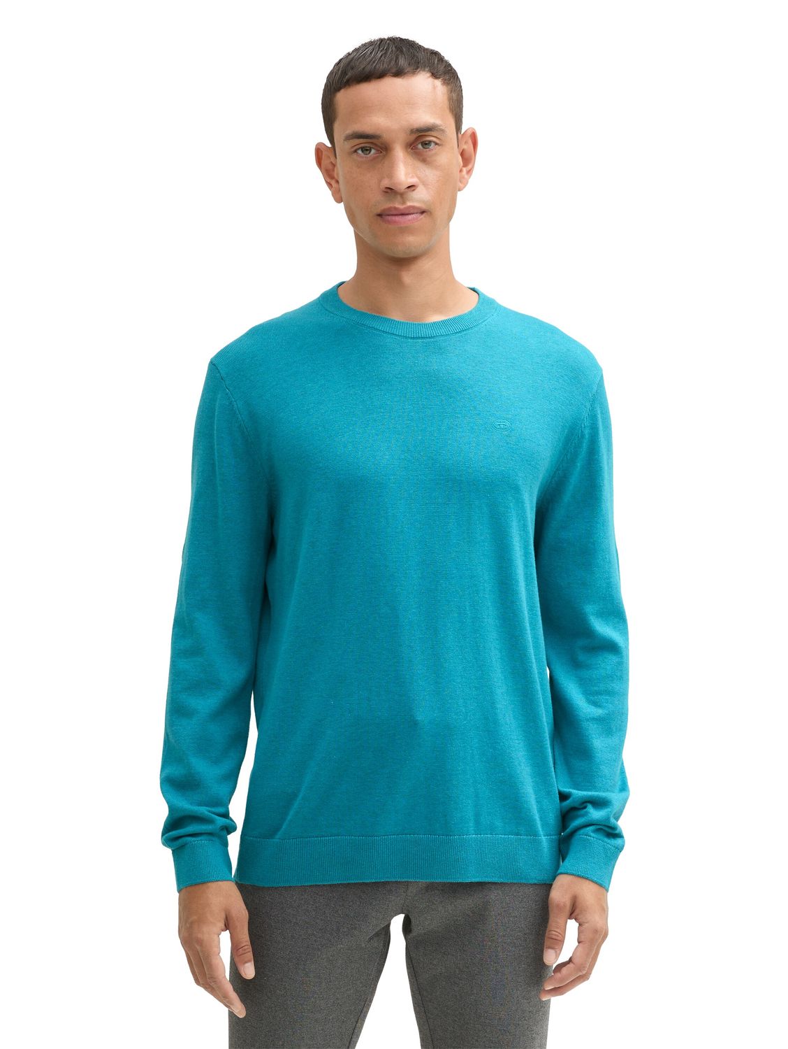 Tom Tailor Herren Rundhals Pullover BASIC CREWNECK KNIT - Relaxed Fit