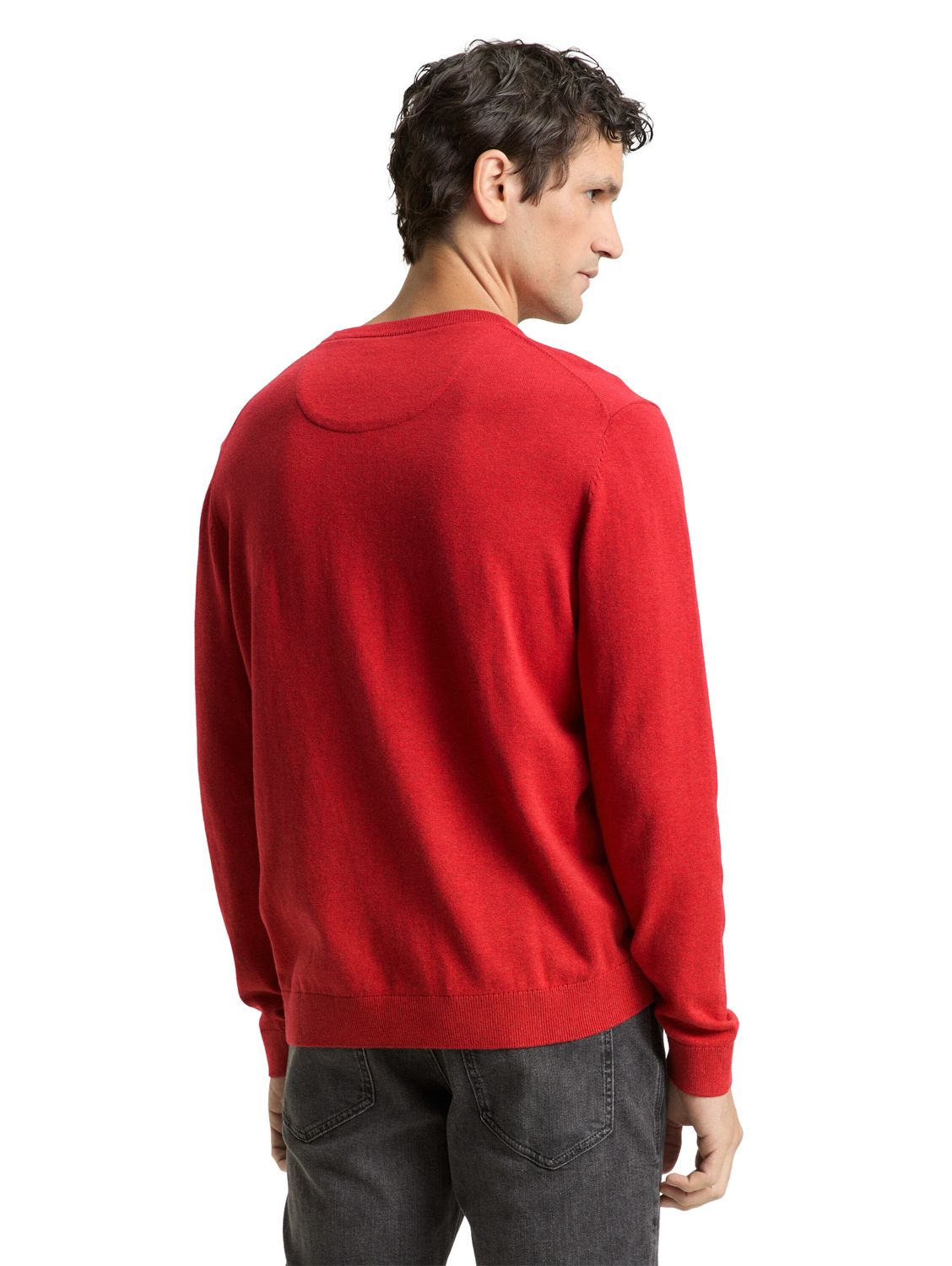 Tom Tailor Herren Rundhals Pullover BASIC CREWNECK KNIT - Relaxed Fit günstig online kaufen