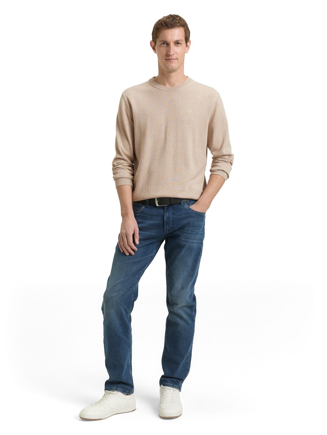 Tom Tailor Herren Rundhals Pullover BASIC CREWNECK KNIT - Relaxed Fit günstig online kaufen