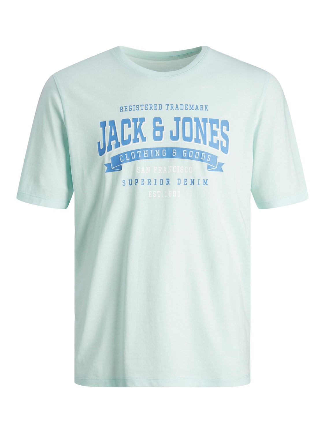 Jack & Jones Herren Rundhals T-Shirt JJELOGO - Regular Fit