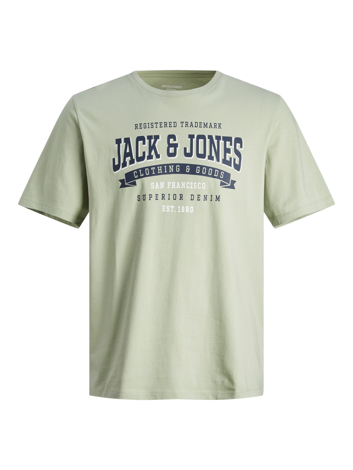 Jack & Jones Herren Rundhals T-Shirt JJELOGO - Regular Fit