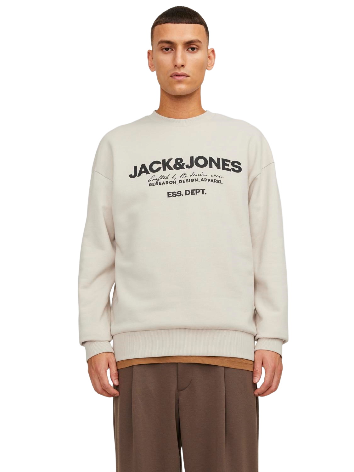 Jack & Jones Herren Sweatshirt JJGALE - Relaxed Fit