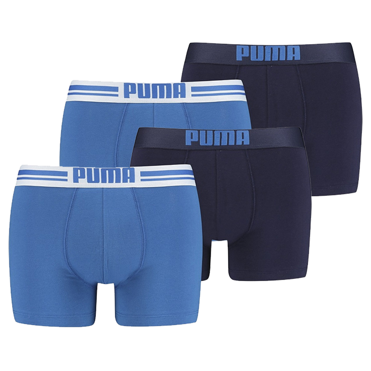 Puma Herren Boxershort PLACED LOGO BOXER - 4er & 6er Aktionspack