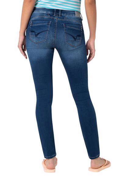 TIMEZONE Damen Jeans TIGHT SANYATZ - Tight Fit - Blau - Brisk Blue Wash TIMEZONE Damen Jeans TIGHT SANYATZ - Tight Fit - Blau - Brisk Blue Wash