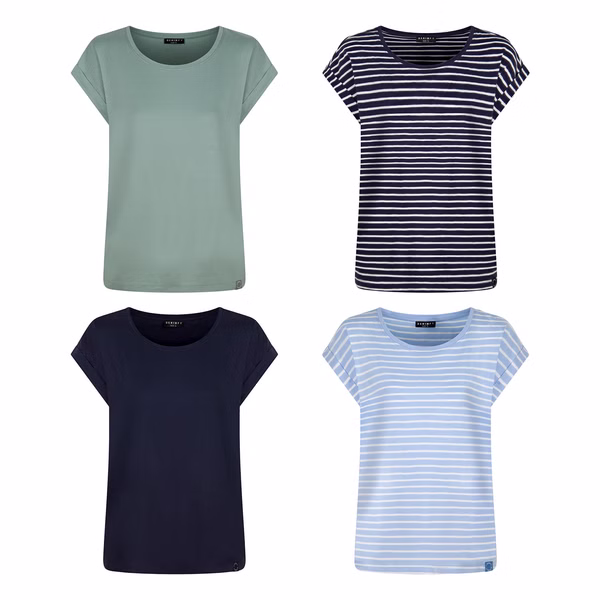 DENIMFY Tshirt Damen Baumwolle Regular Fit DFSophie DENIMFY Tshirt Damen Baumwolle Regular Fit DFSophie