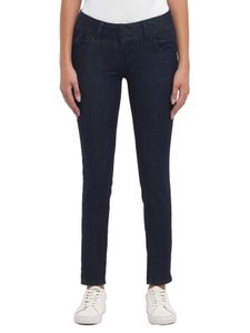 LTB Damen Jeans Molly M Super Slim Fit - Blau - Rinsed WashBlau