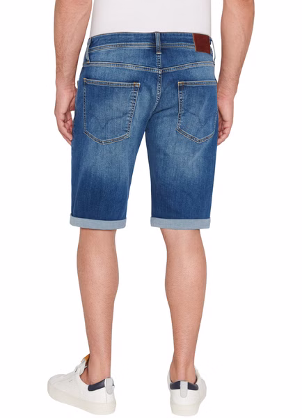 Pepe Jeans Herren Jeans Short STRAIGHT SHORT - Regular Fit - Blau - Blue Denim Pepe Jeans Herren Jeans Short STRAIGHT SHORT - Regular Fit - Blau - Blue Denim