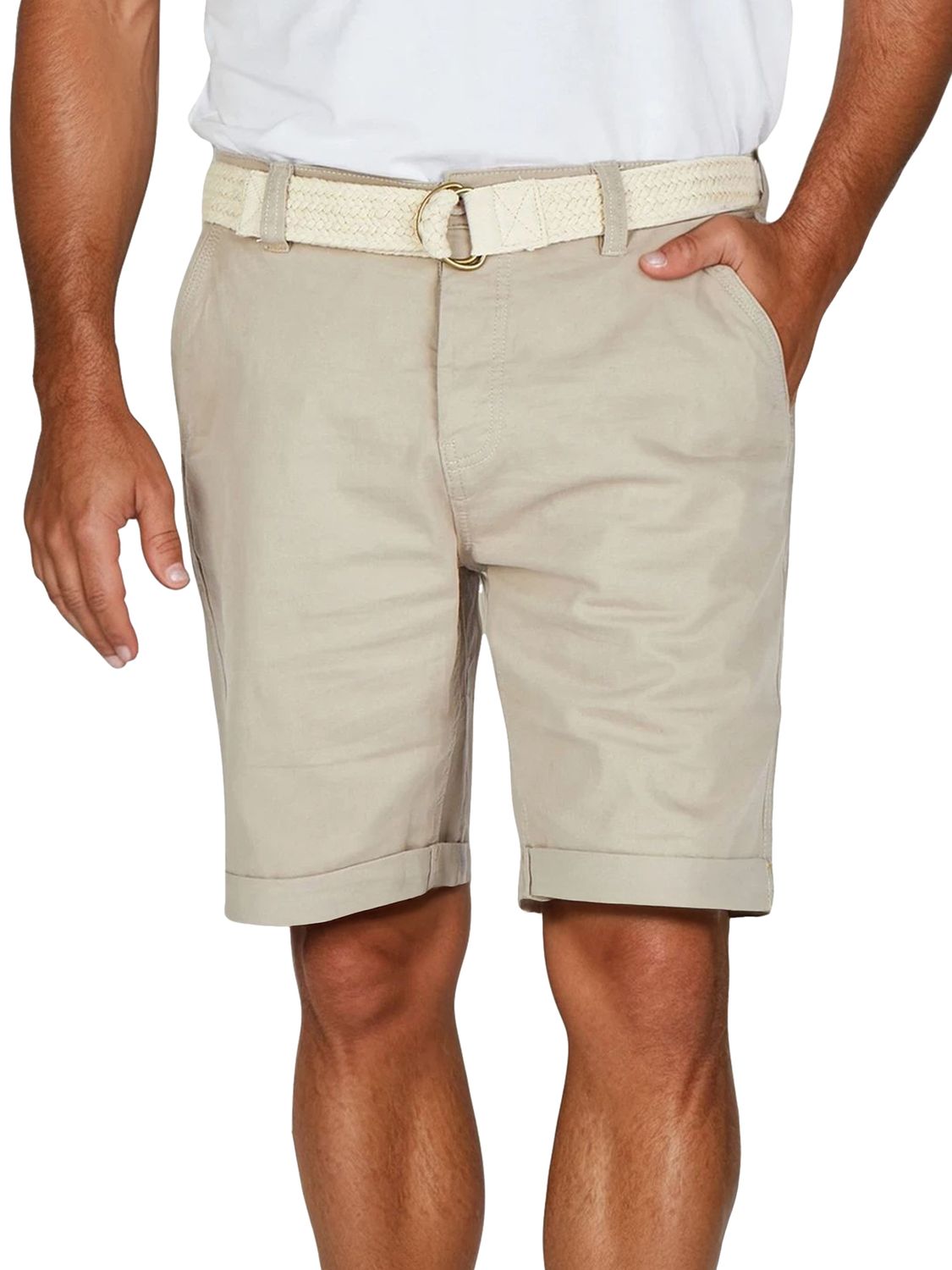 Thumbnail - DENIMFY Chino Shorts Herren mit Gürtel Regular Fit DFLio