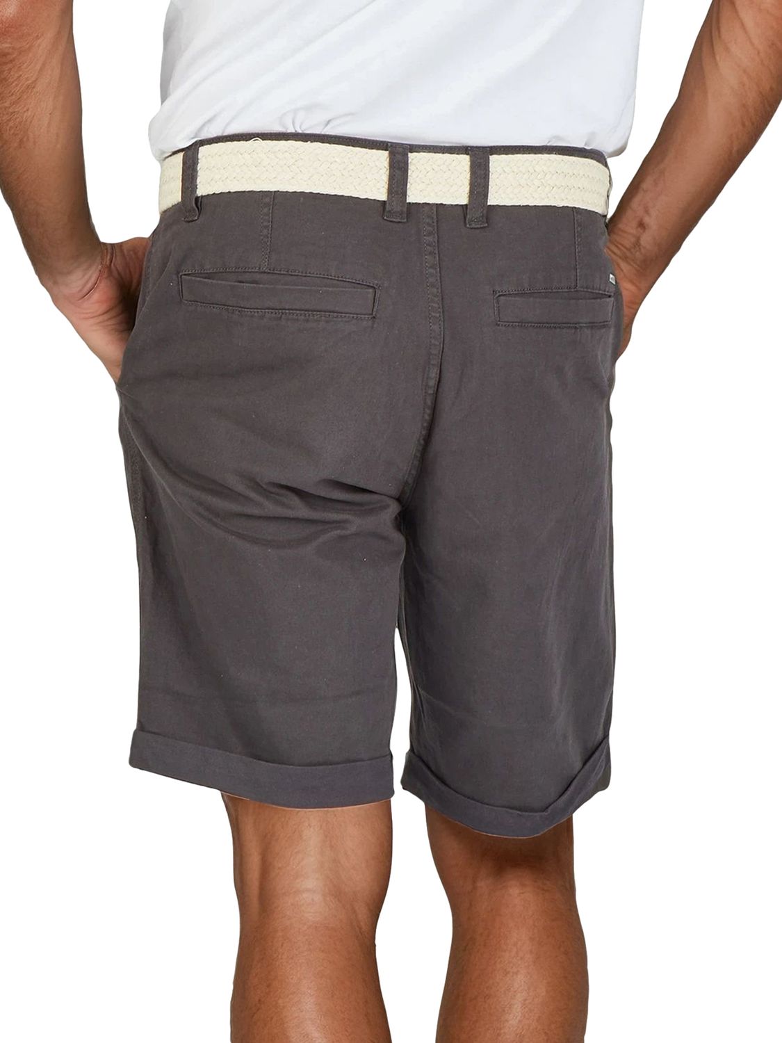 DENIMFY Chino Shorts Herren mit Gürtel Regular Fit DFLio günstig online kaufen
