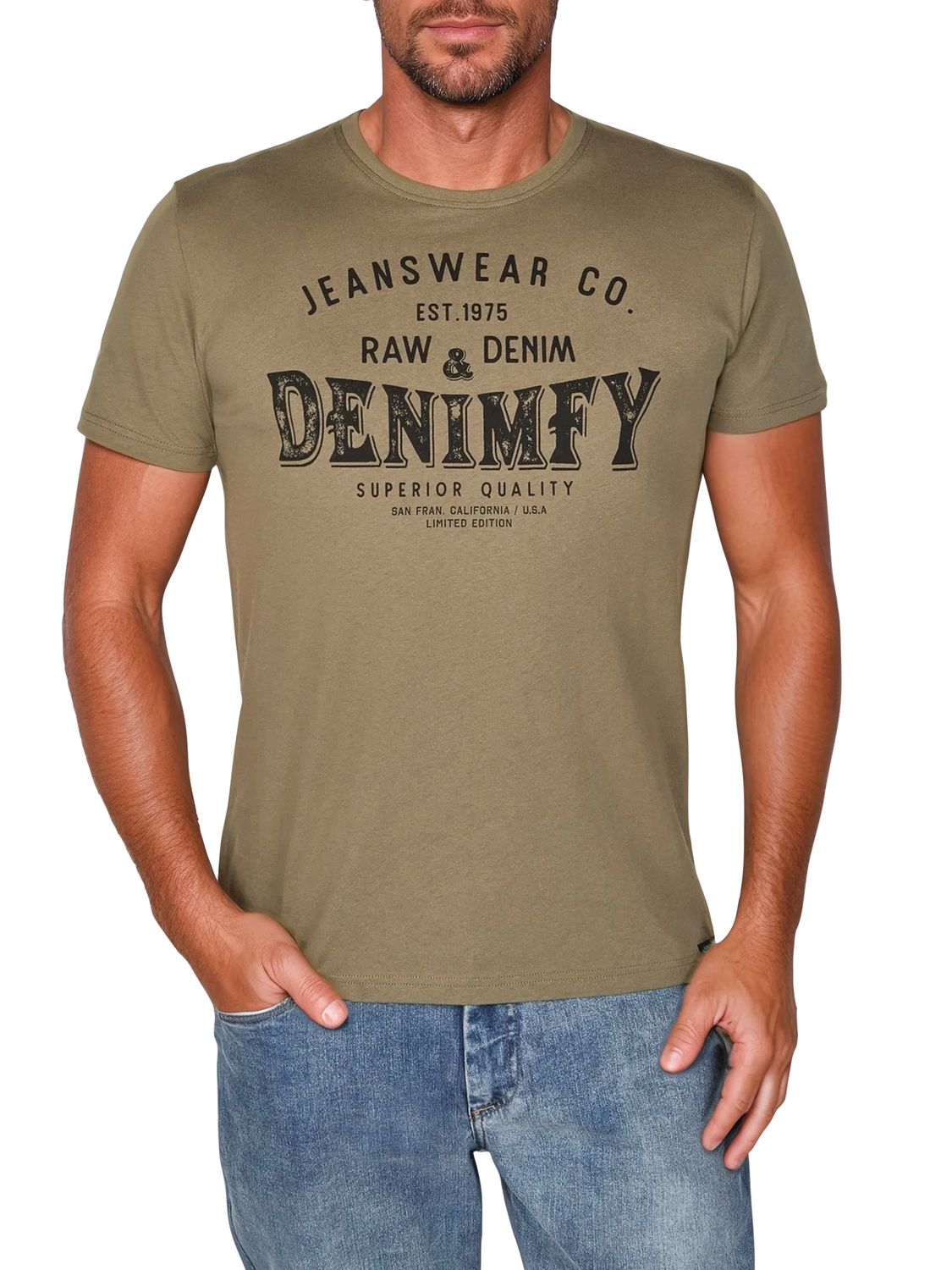 DENIMFY TShirt Herren Regular Fit DFNuri günstig online kaufen