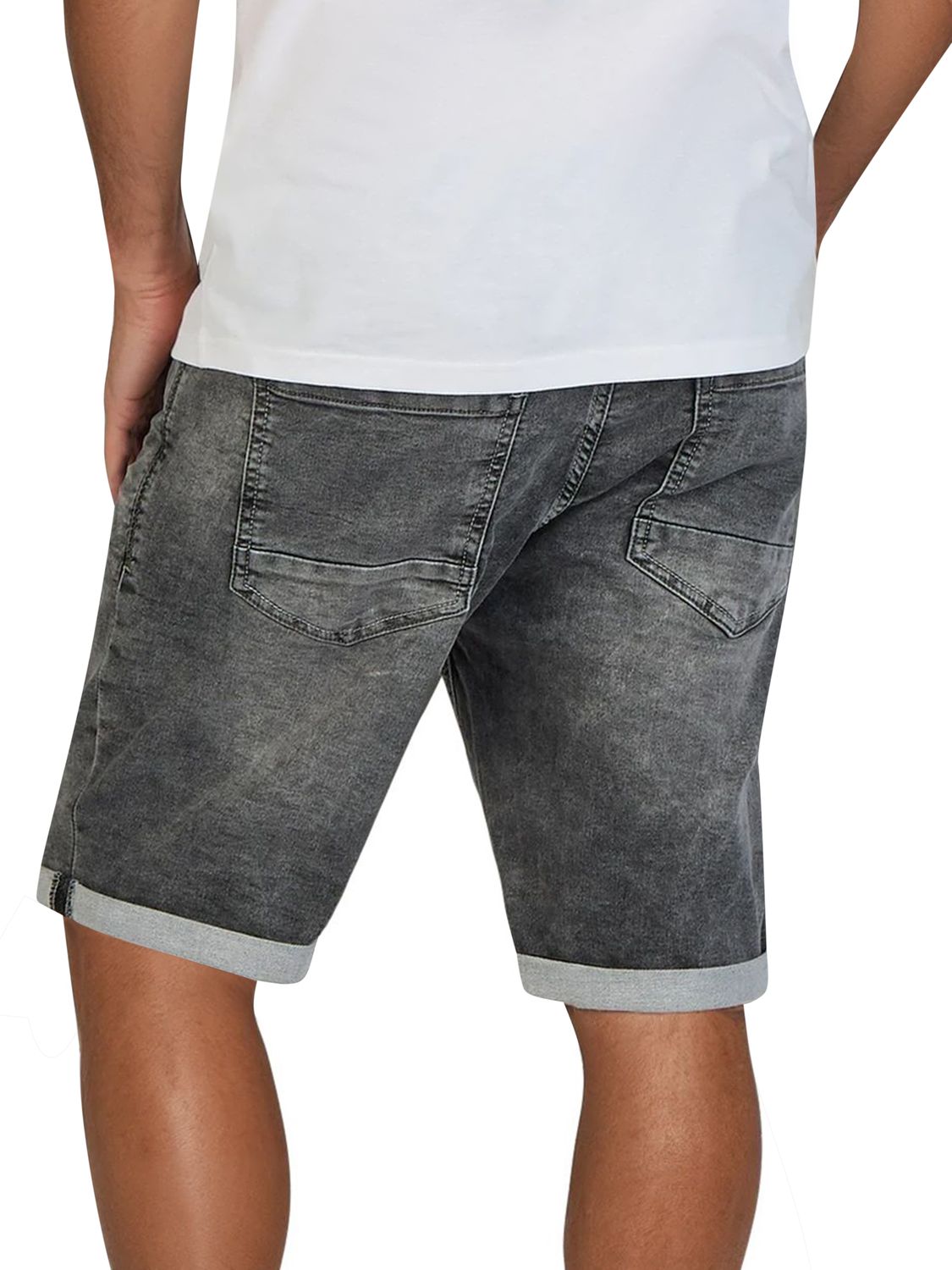 DENIMFY Jeans Shorts Herren Stretch Kurz Regular Fit DFAri günstig online kaufen