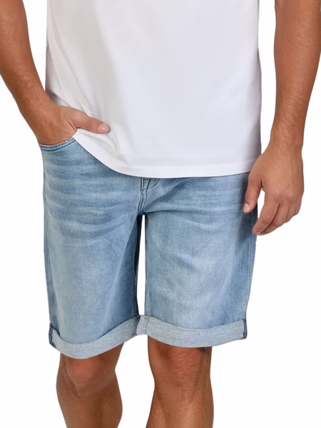 DENIMFY Jeans Shorts Herren Stretch Kurz Regular Fit DFAri DENIMFY Jeans Shorts Herren Stretch Kurz Regular Fit DFAri