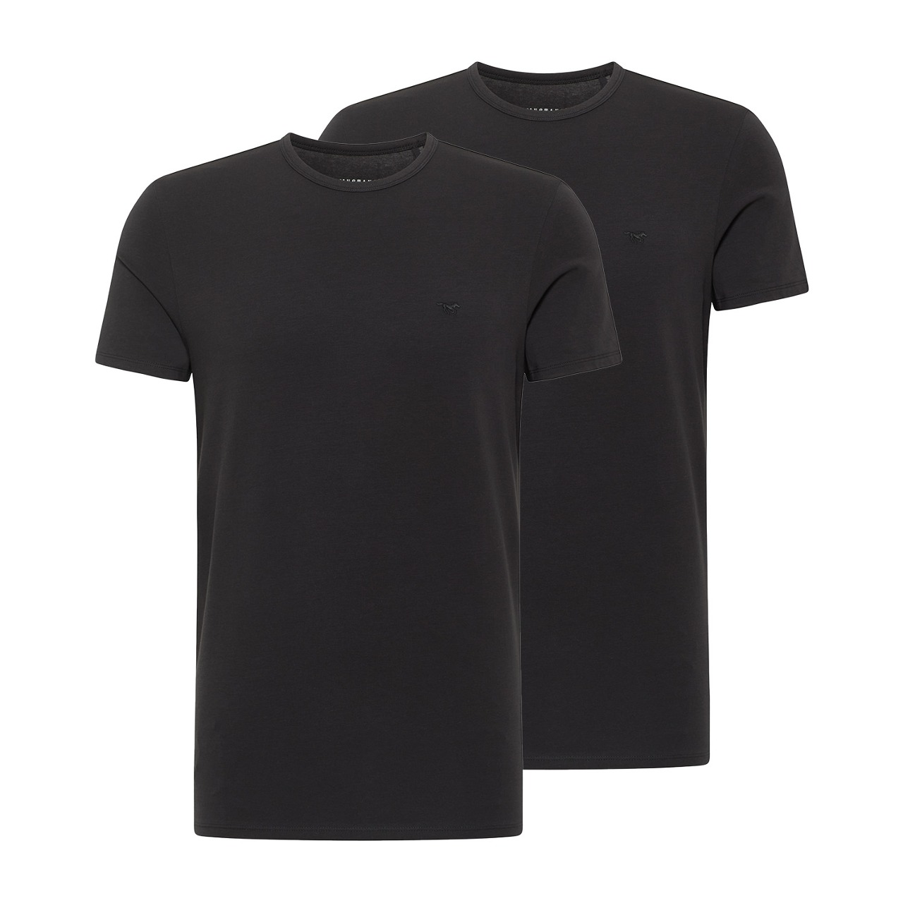 Mustang Herren T-Shirt ALLEN 2er PACK - Regular Fit