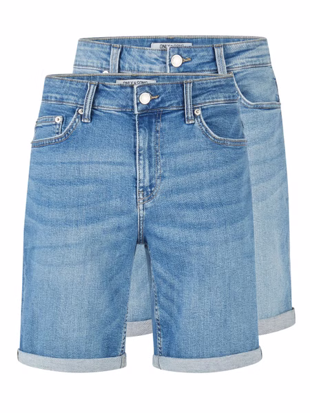 Only & Sons Jeans Shorts Herren ONSPLY Regular Fit 2er Pack Only & Sons Jeans Shorts Herren ONSPLY Regular Fit 2er Pack