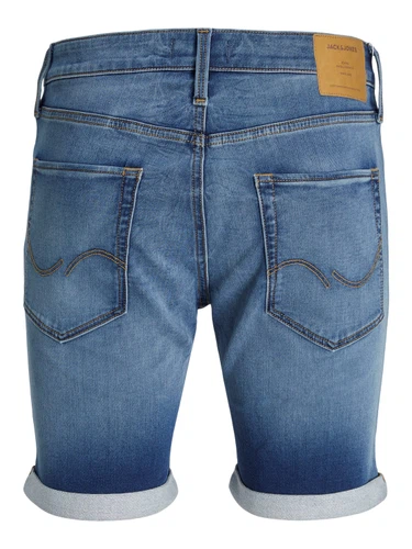 Jack & Jones Herren Jeans Short JJIRICK JJICON GE 381- Relgular Fit - Blau - Blue Denim