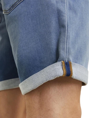 Jack & Jones Herren Jeans Short JJIRICK JJICON GE 381- Relgular Fit - Blau - Blue Denim