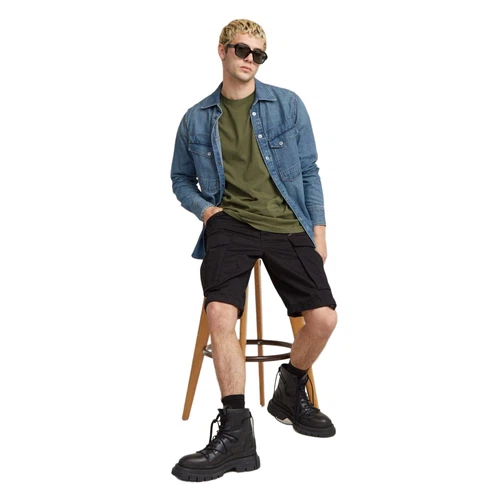 G-Star Herren Cargo Shorts ROVIC ZIP - Relaxed Fit - Schwarz - Black