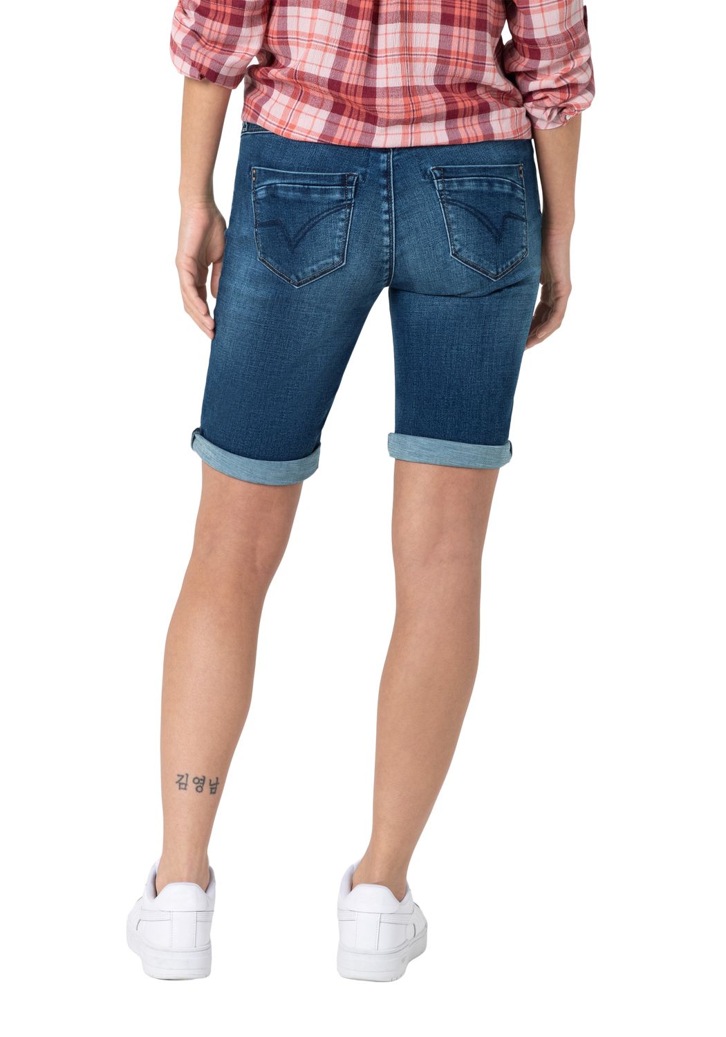 TIMEZONE Damen Jeans Short SLIM NALITZ - Slim Fit - Blau - Bold Blue Wash günstig online kaufen