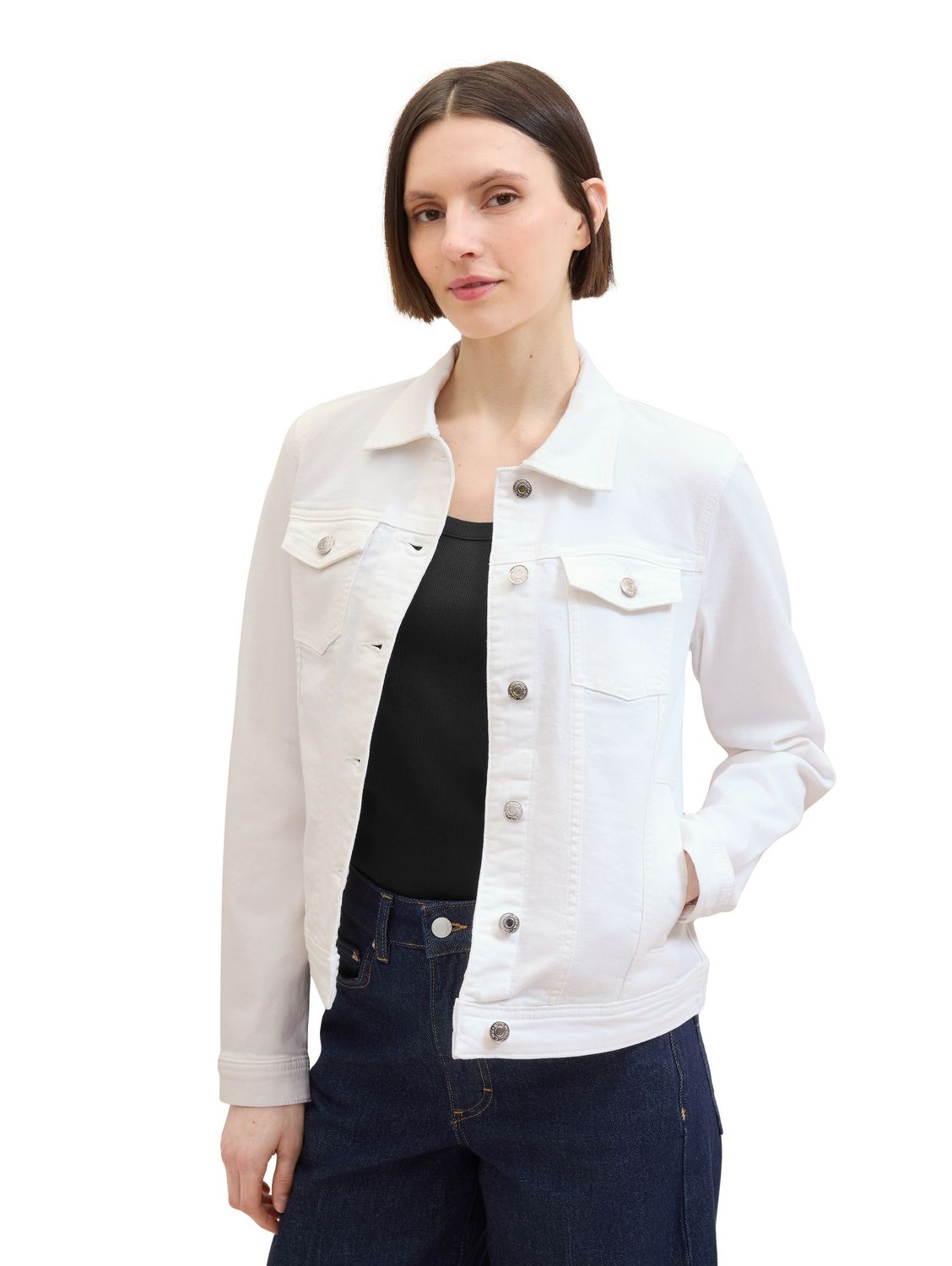 Tom Tailor Damen Jeansjacke COLORED DENIM - Regular Fit günstig online kaufen