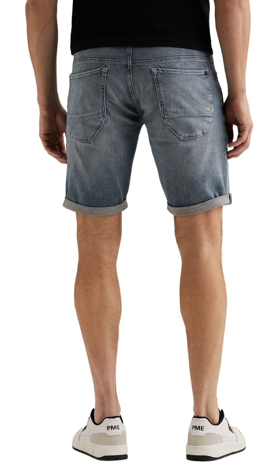 PME Legend Herren Jeans Short NIGHTFLIGHT - Regular Fit - Blau - Grau günstig online kaufen
